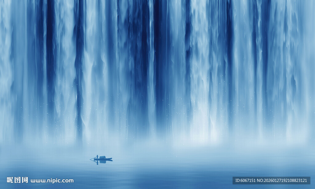 源远流长瀑布山水幕墙