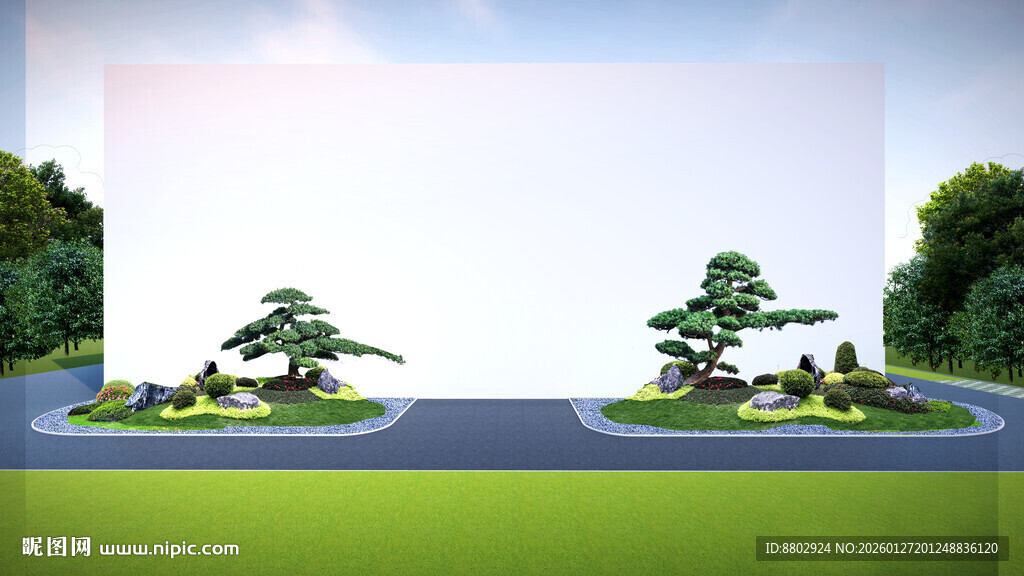 景观绿化改造设计效果图