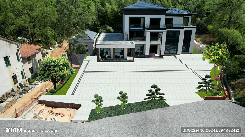 庭院景观设计效果图