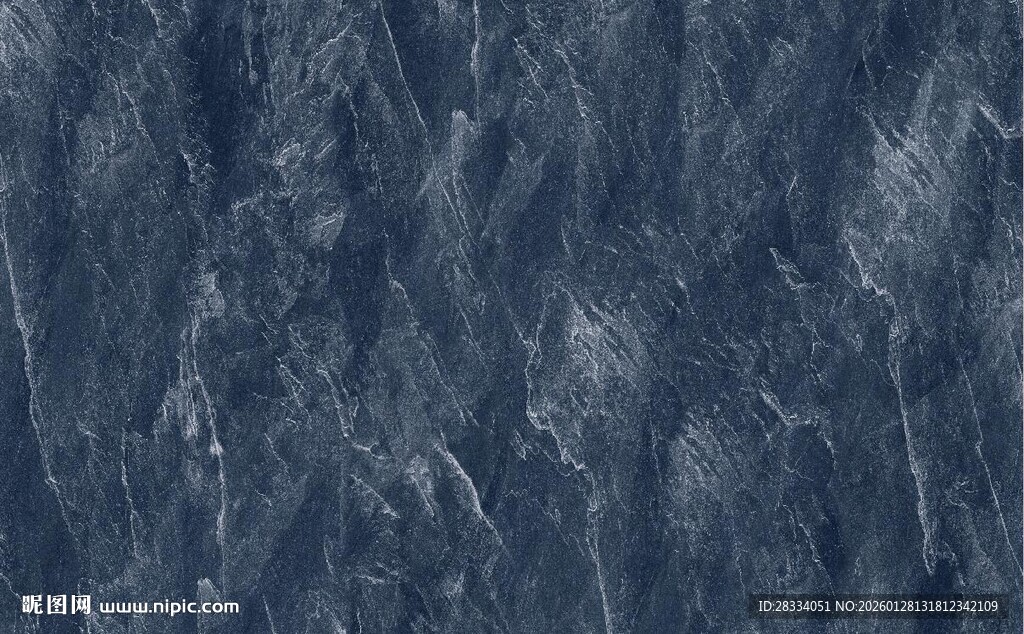深蓝色大理石纹理背景