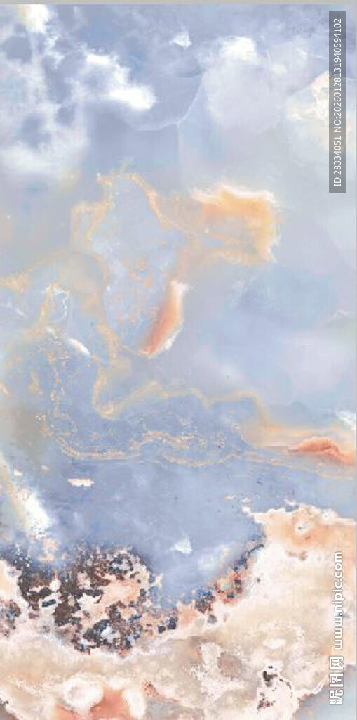 蓝玉大理石石纹