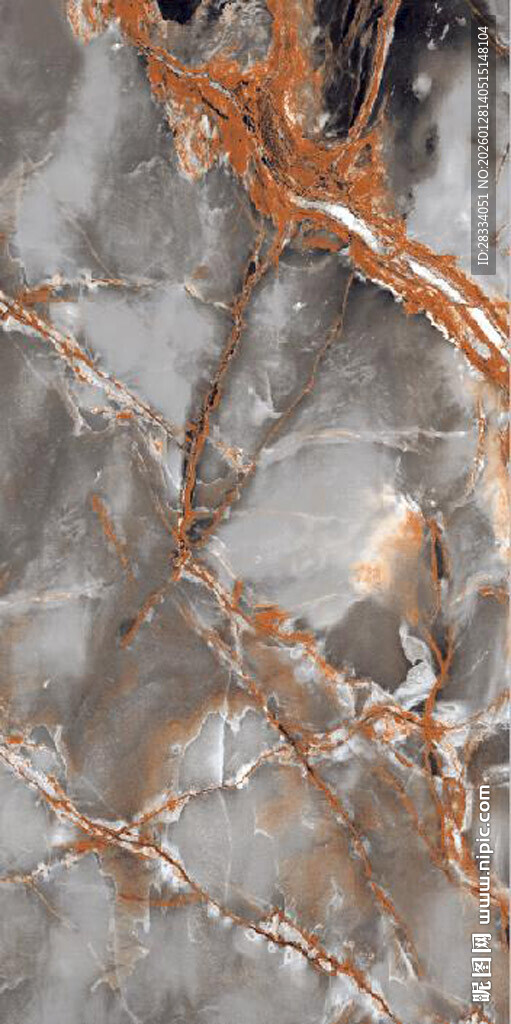橙灰纹理大理石材质