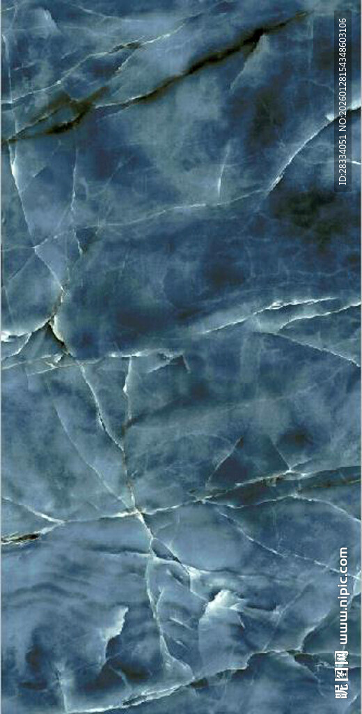 蓝色纹理大理石背景