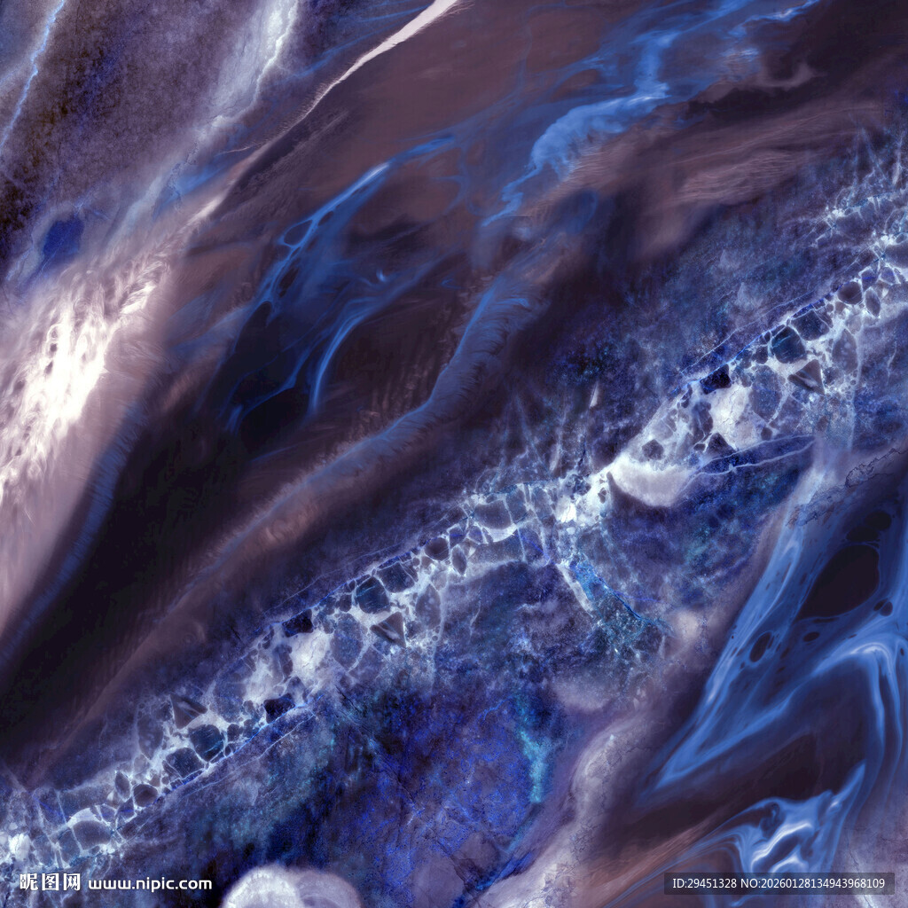 蓝色 新传轻奢石纹 高清大图 