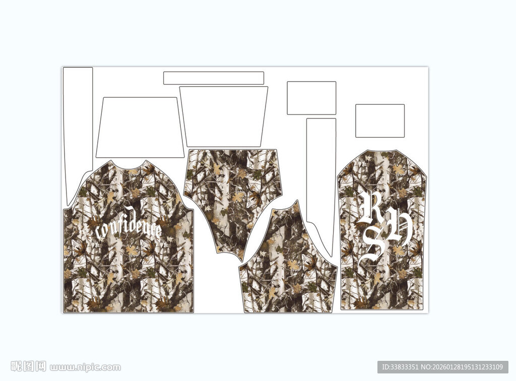 迷彩 字母 数码