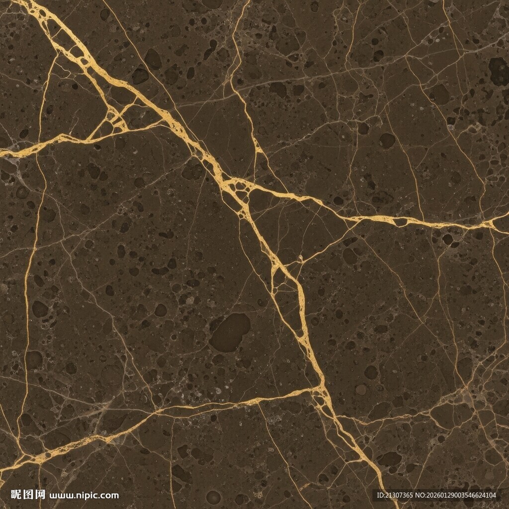 奢华黑金大理石纹理