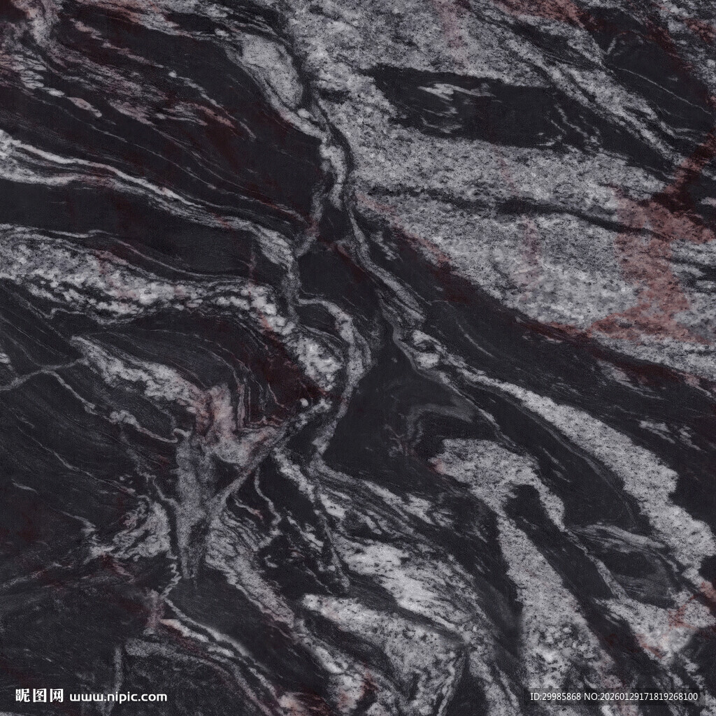 黑色 现代简奢石材 奢雅大图 