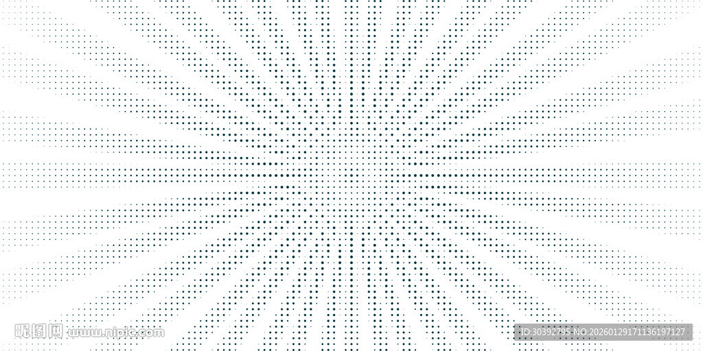 放射状圆点排列铝板图案