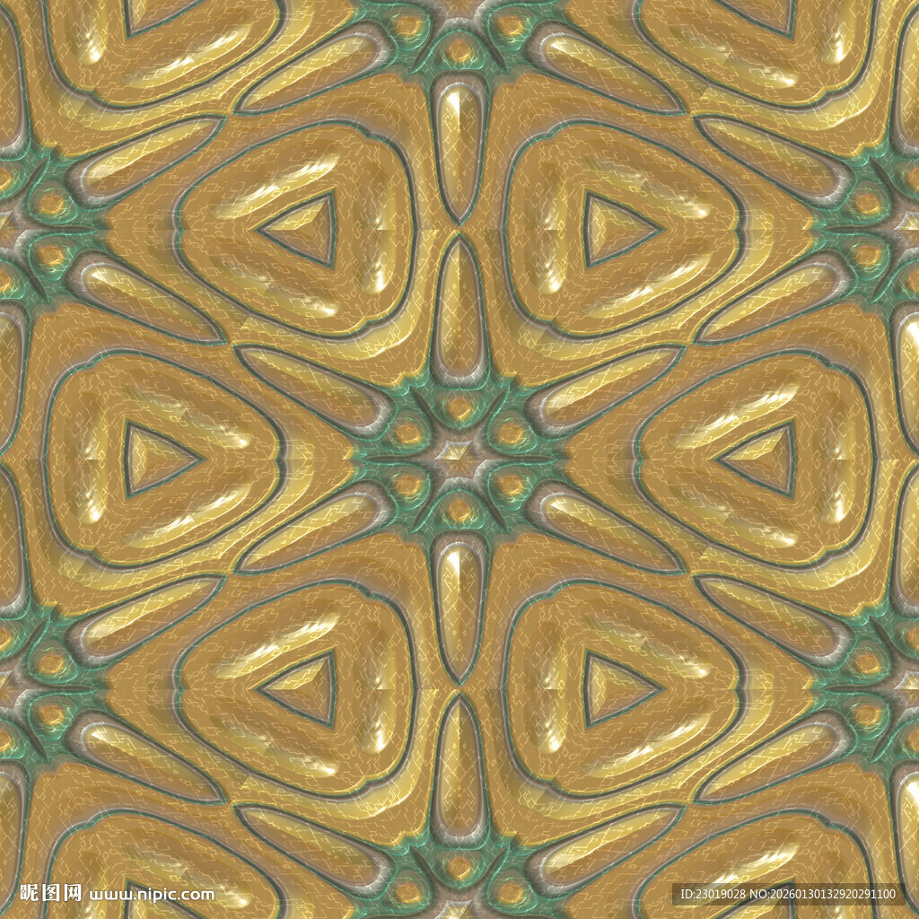 金色几何图案装饰纹理