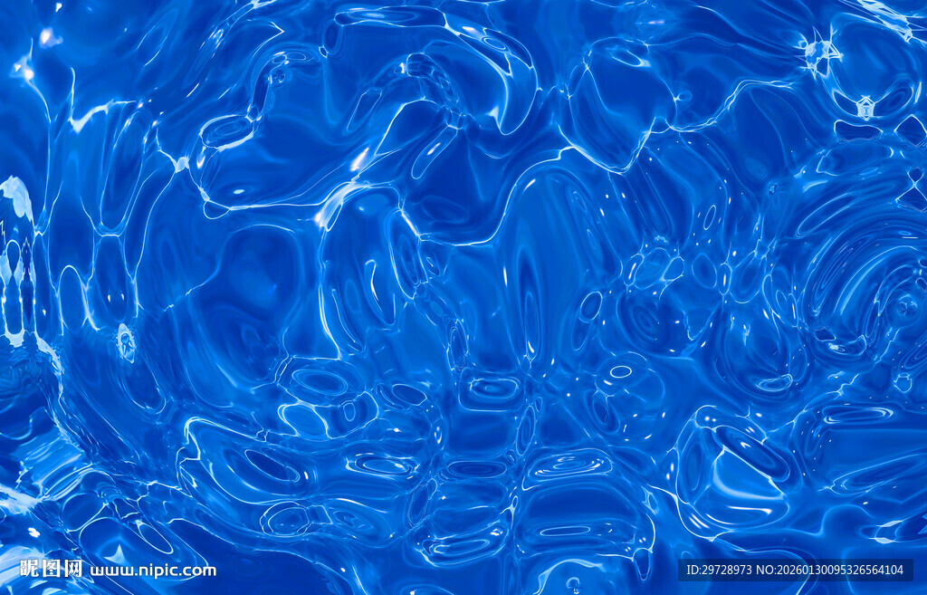 蓝色水波纹