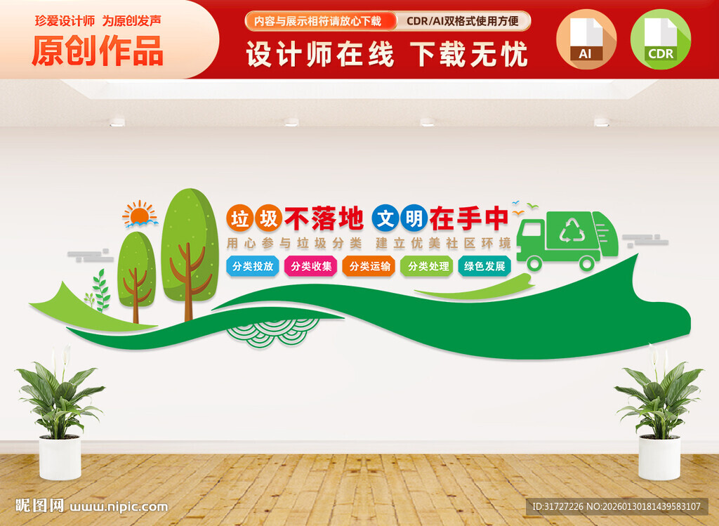 垃圾分类文化墙