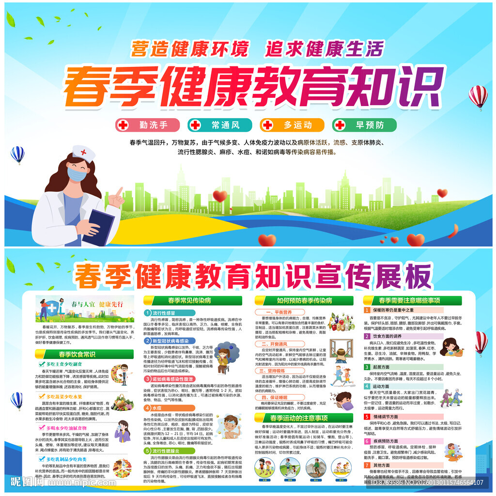 2026年春季健康教育宣传栏