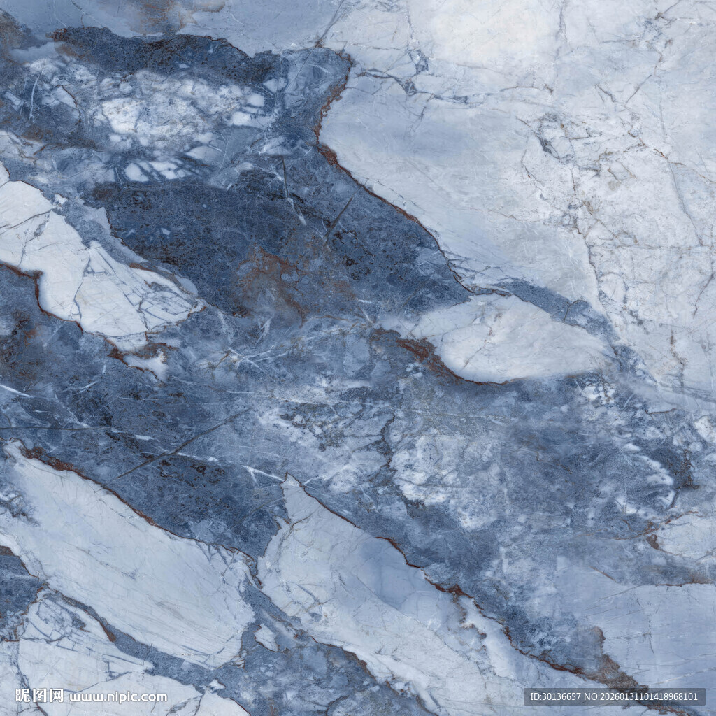 蓝色 高档清晰石材 高档大图 