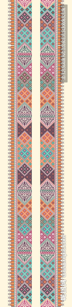 多彩条纹图案背景