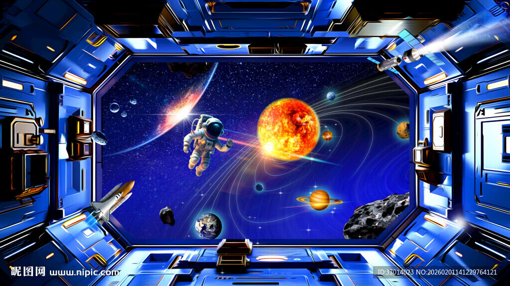 宇宙飞船内部