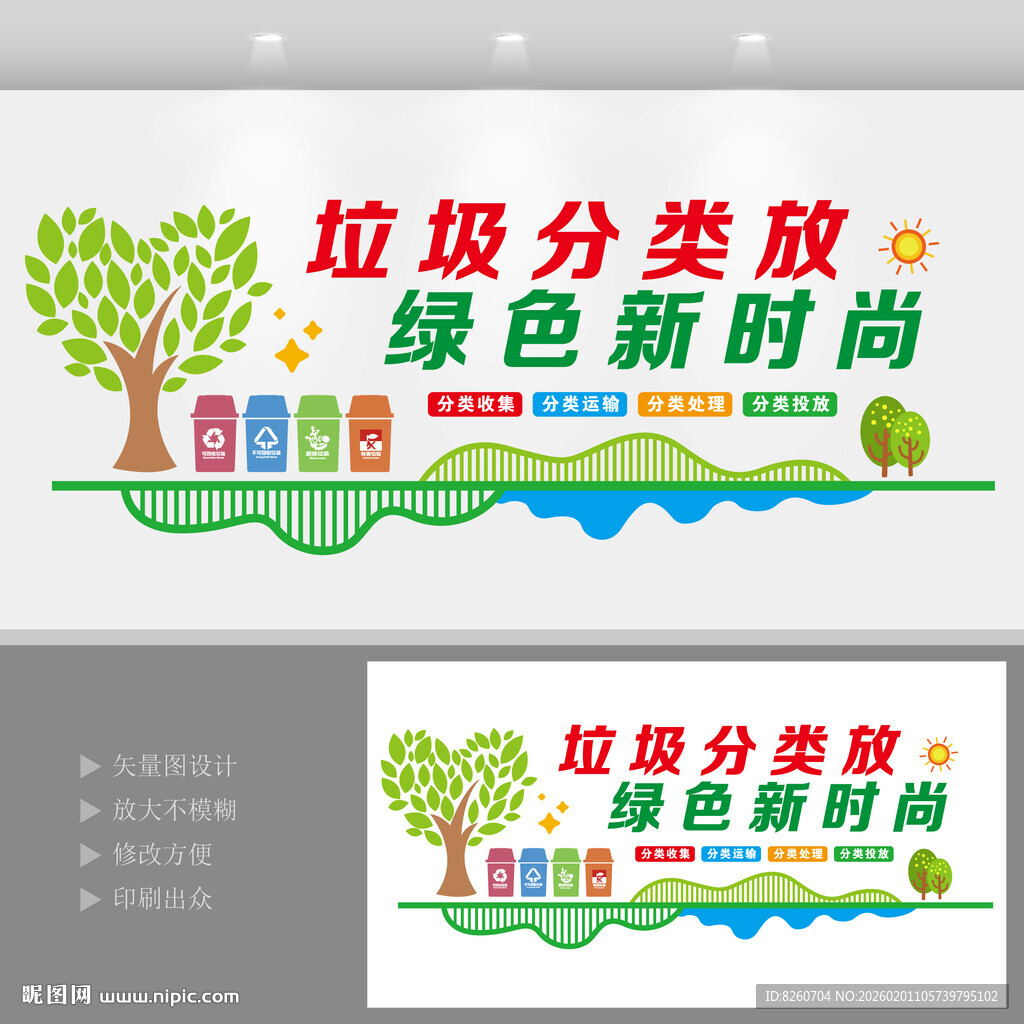 垃圾分类放绿色新时尚