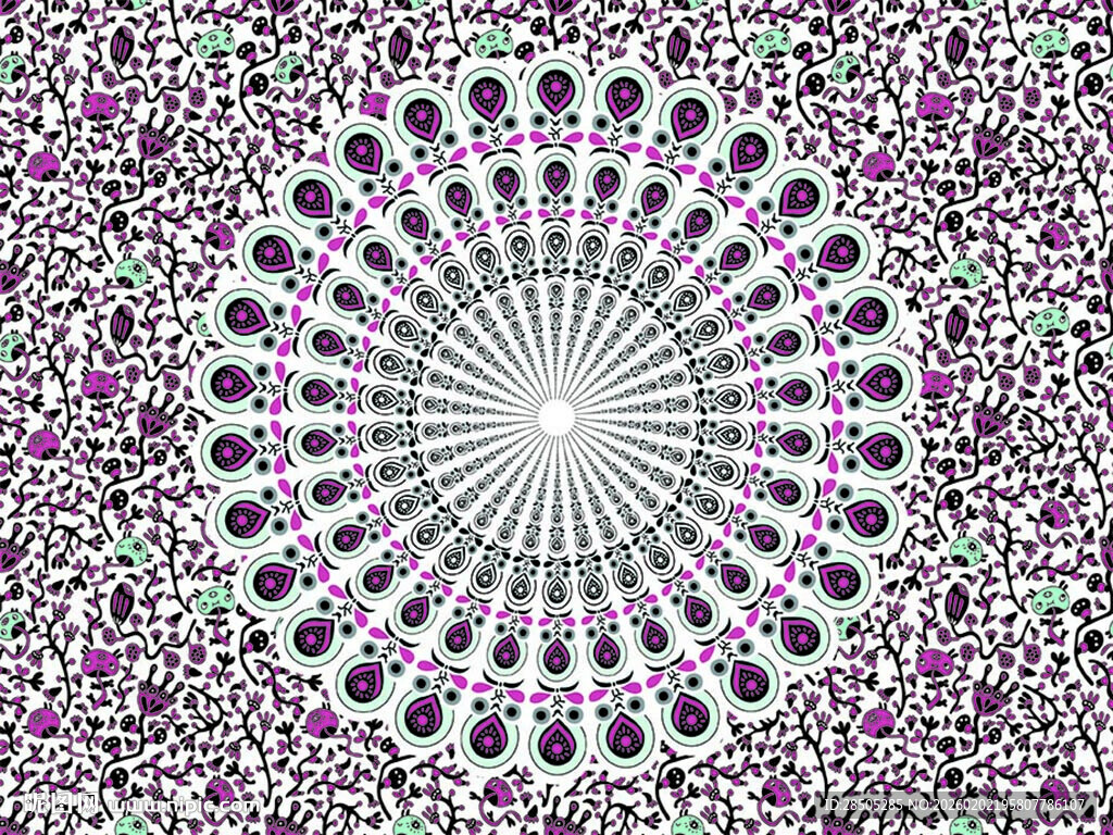 民族风挂毯图案