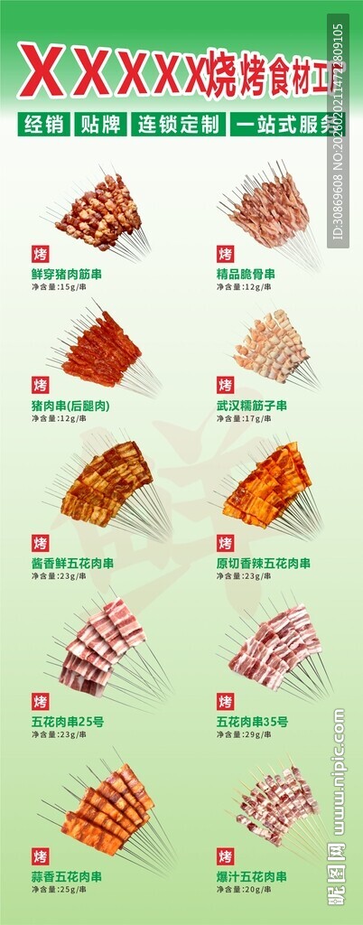 烤串海报长图