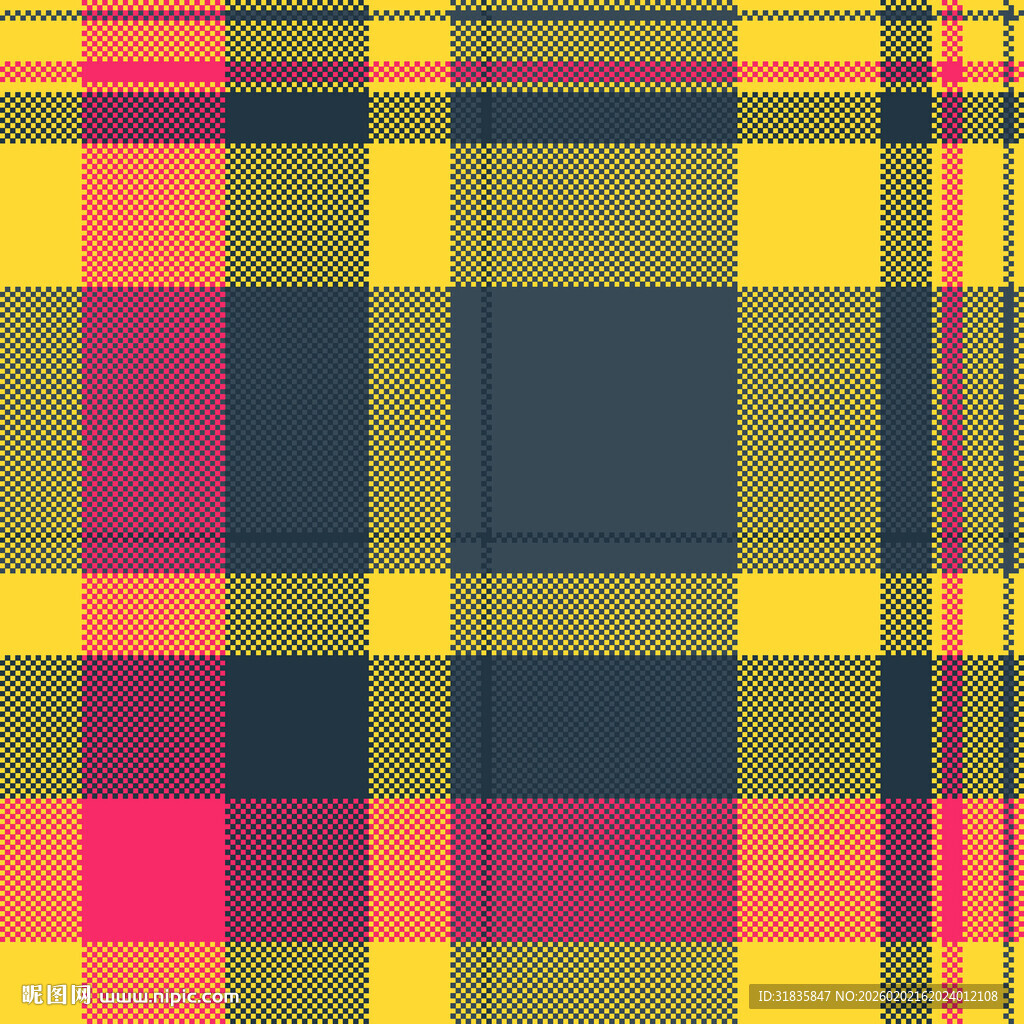 多彩格子图案纹理