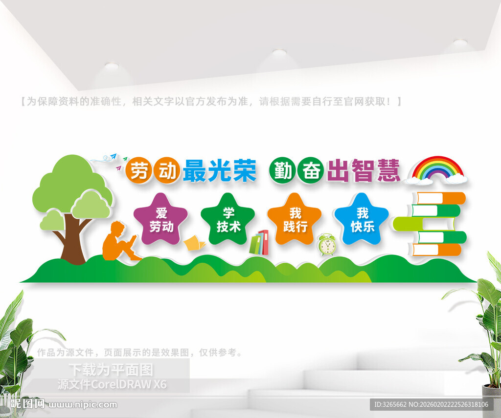 学校劳技教室文化墙