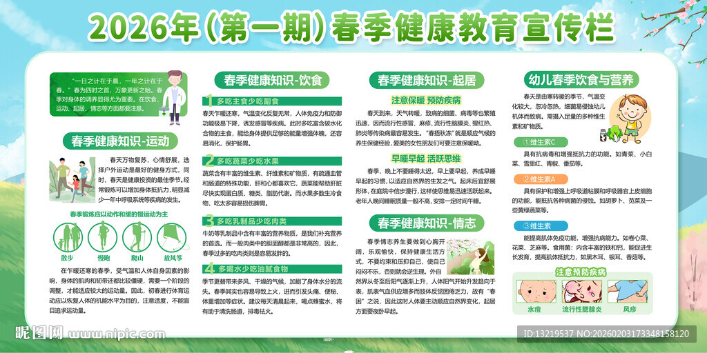 春季养生春季健康教育