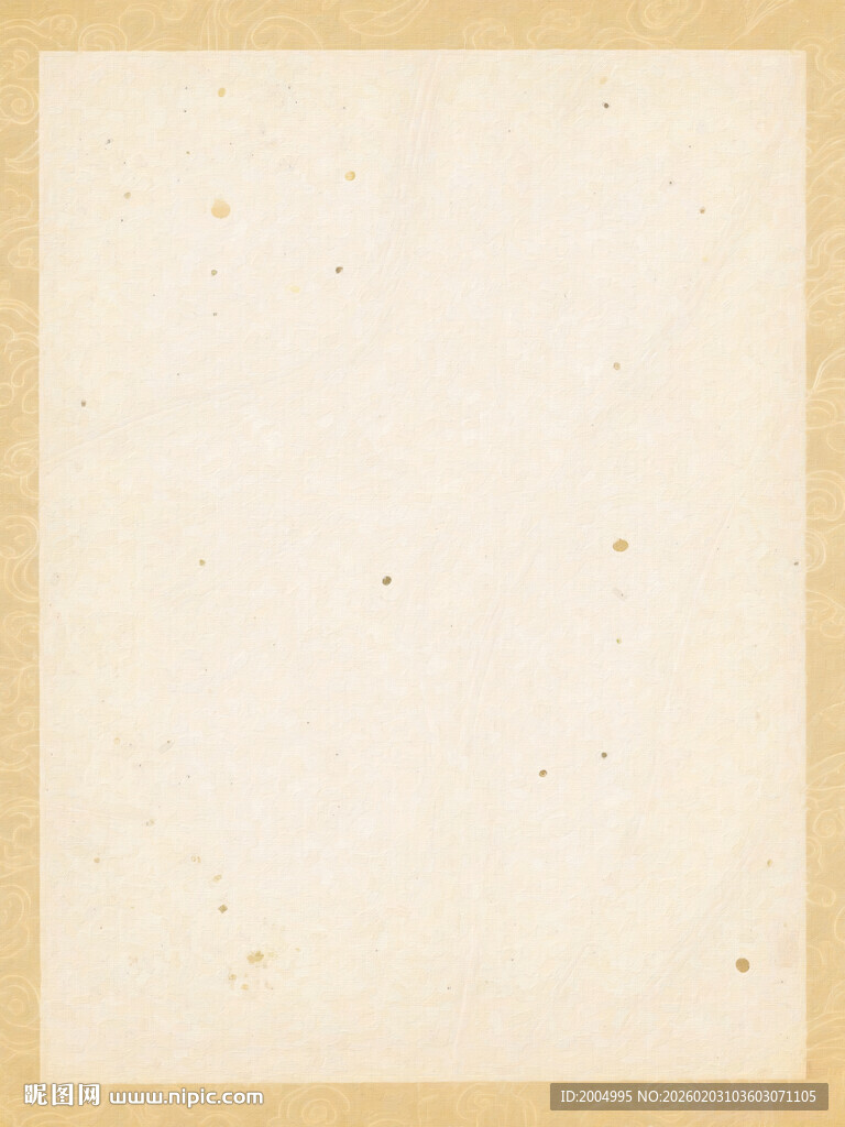 复古泛黄空白纸张背景