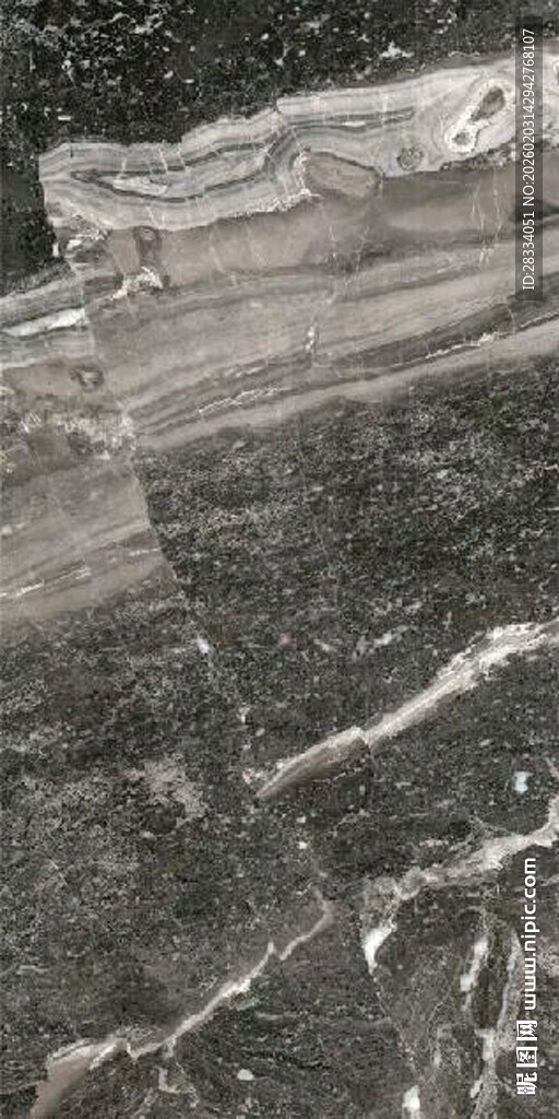 黑白大理石纹理特写