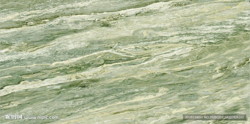浅绿色纹理大理石表面