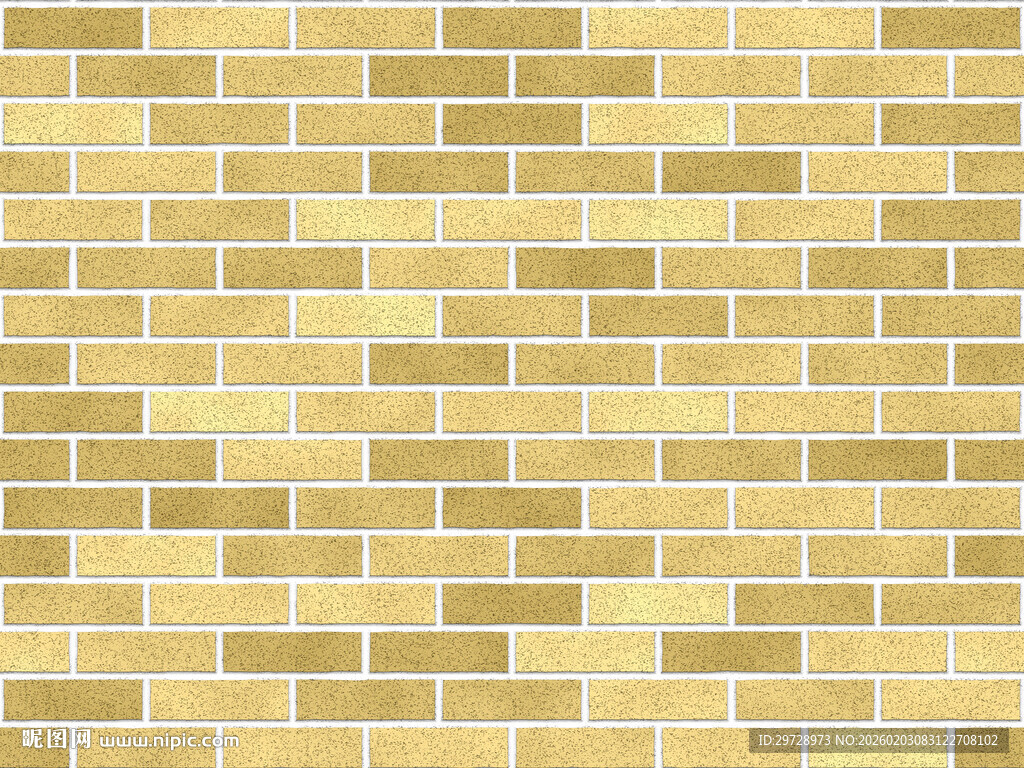 黄色砖块纹理背景图案