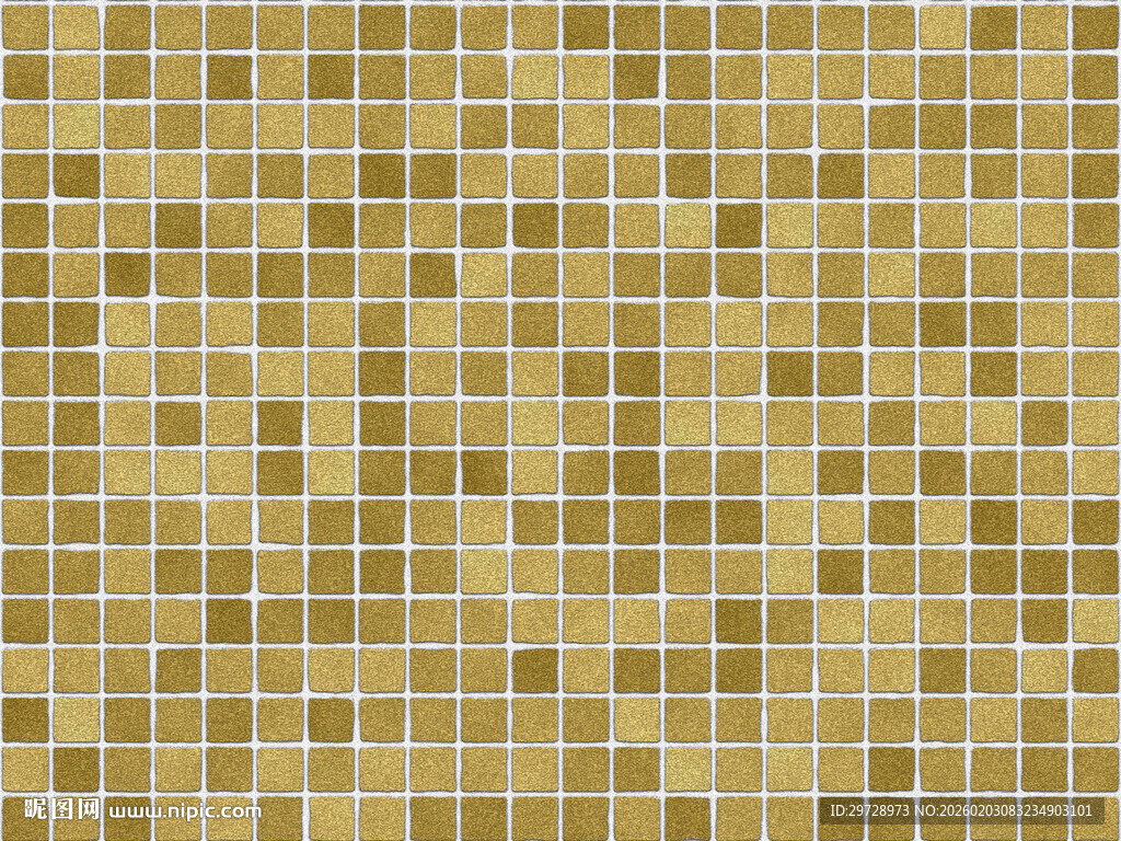 黄色马赛克瓷砖背景图