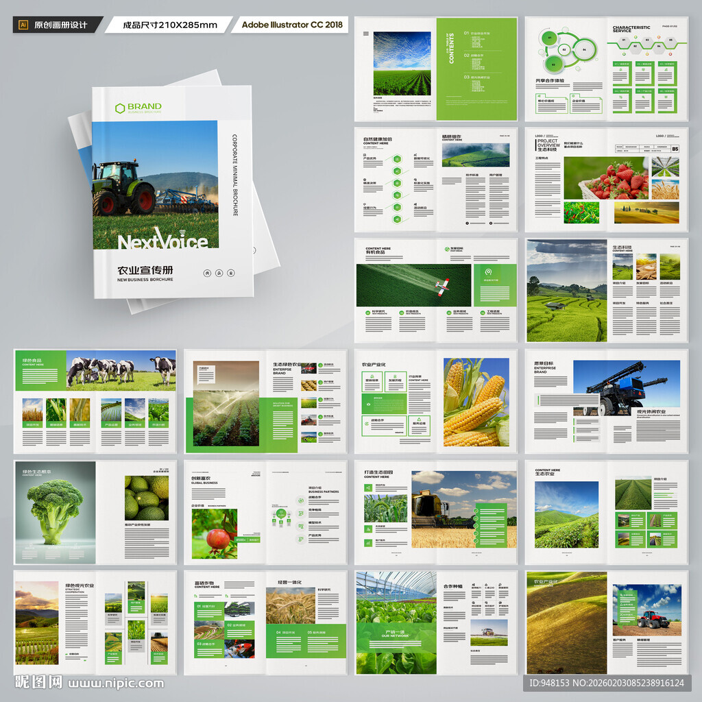 农产品宣传册