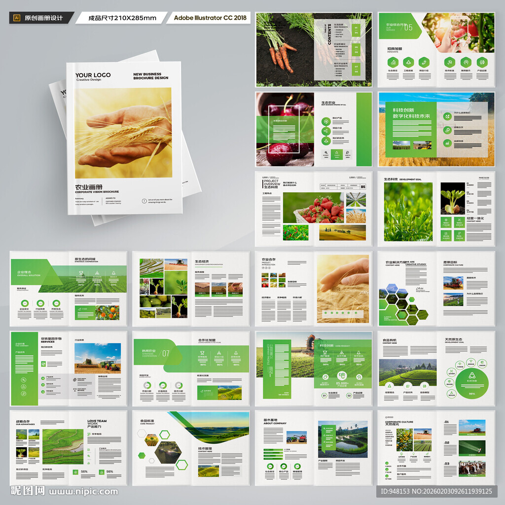 农产品画册