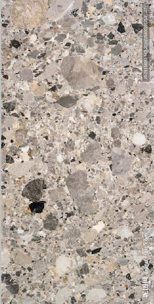 浅灰色碎石大理石石纹
