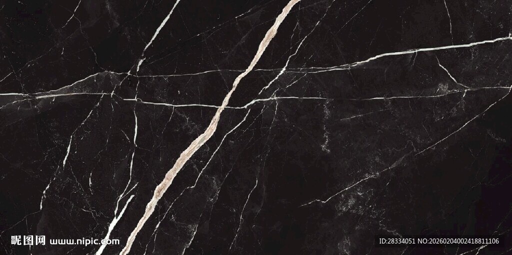黑色大理石纹理特写