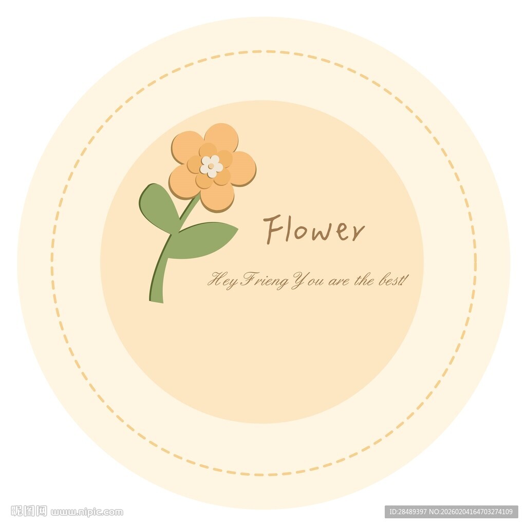 简约花朵图案设计素材