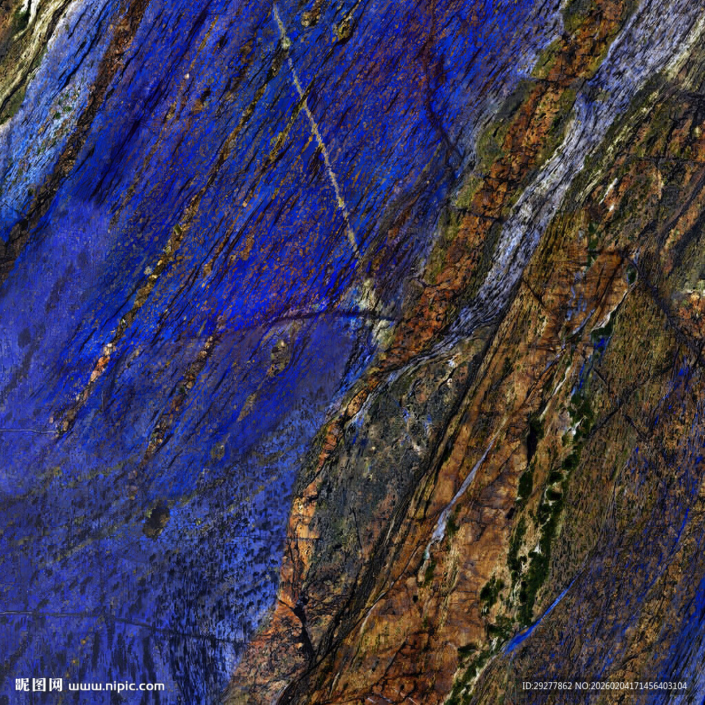 蓝色 奢雅简约石纹 高端大图 