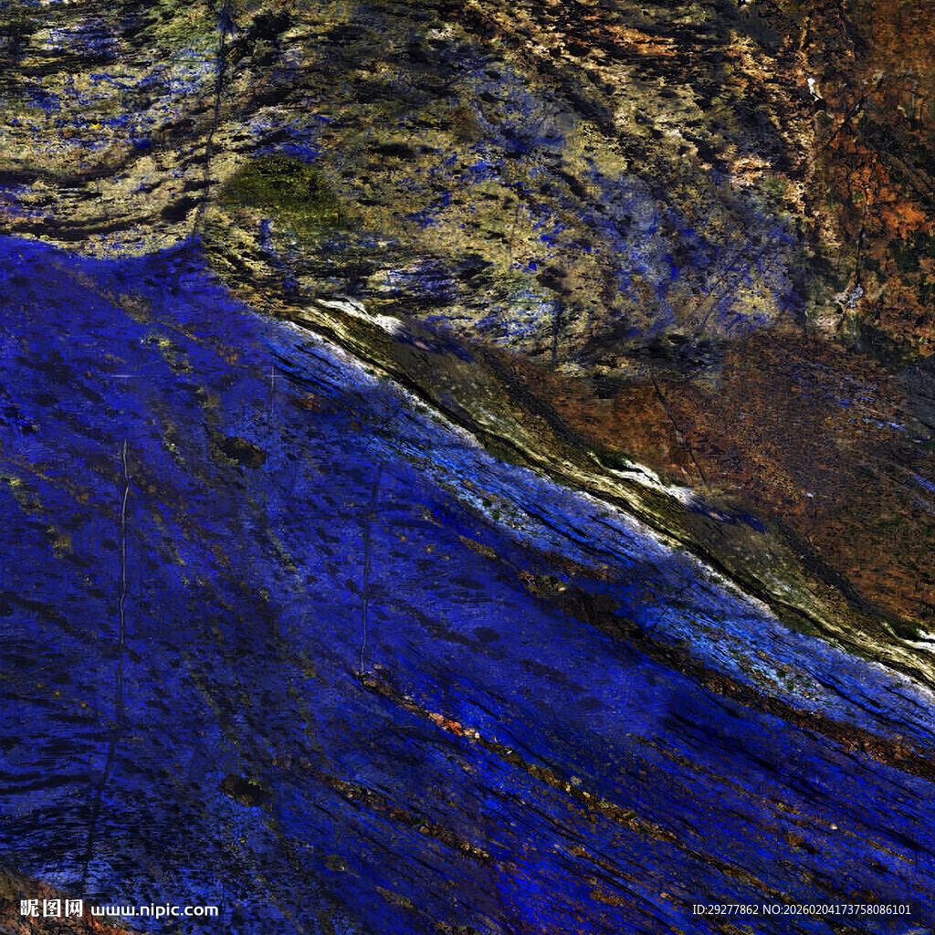 蓝色 清晰简约石纹 高端大图 