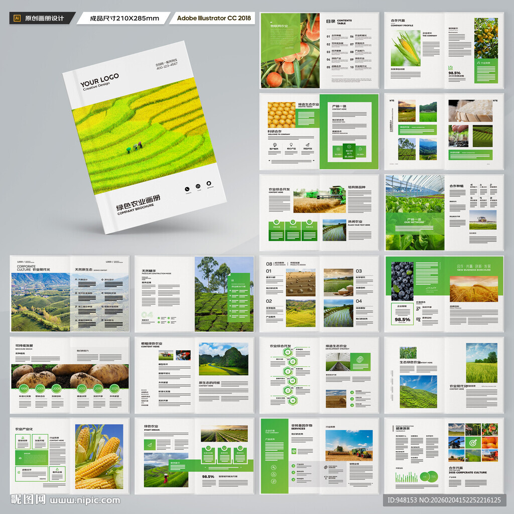 农产品宣传册