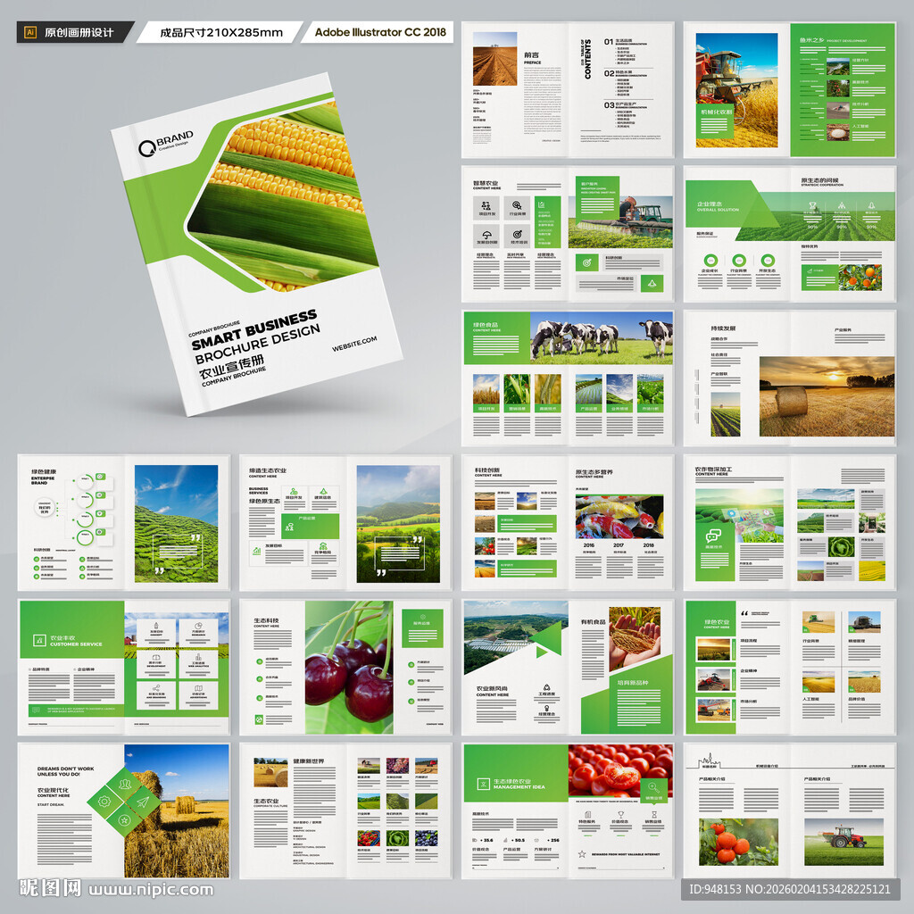 农产品宣传册
