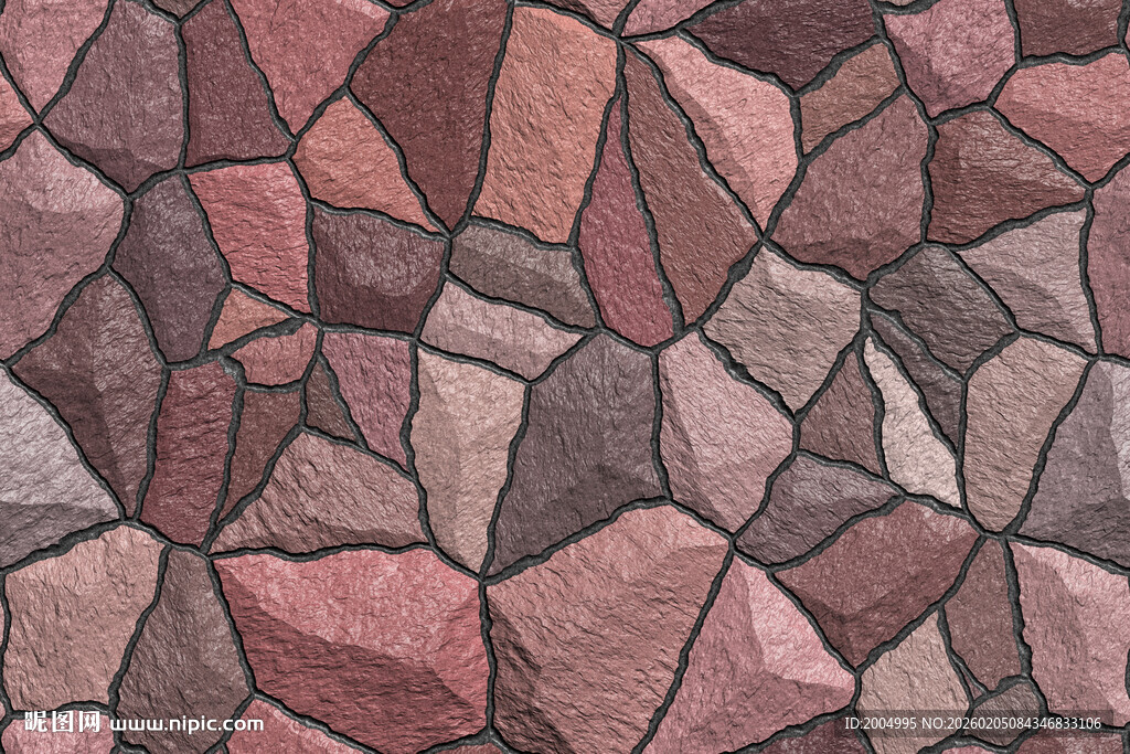 多彩碎石拼接纹理图案