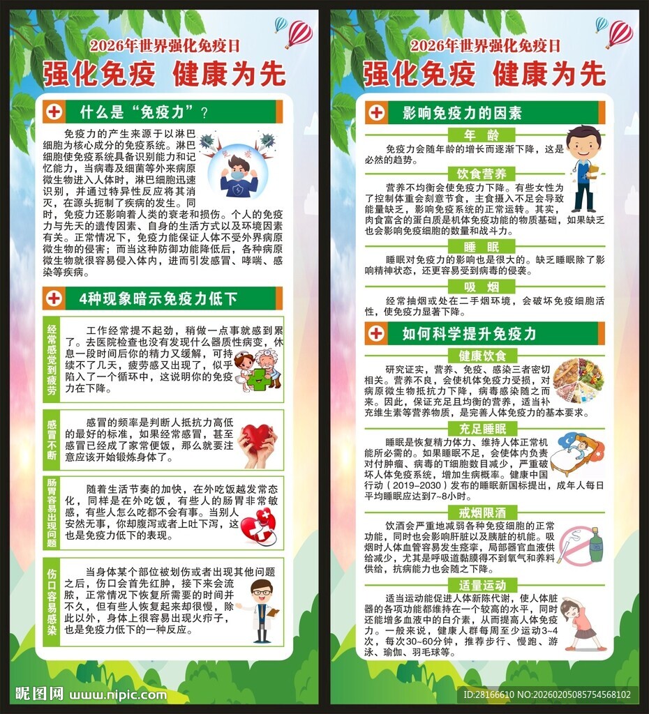 健康教育知识展架