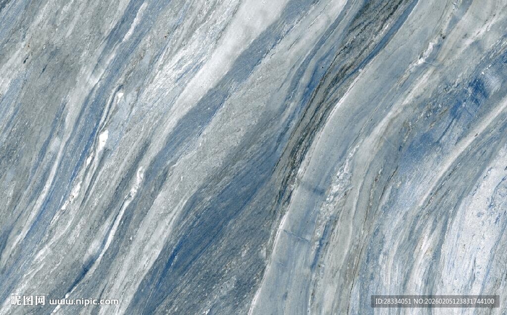 蓝白大理石纹理图案