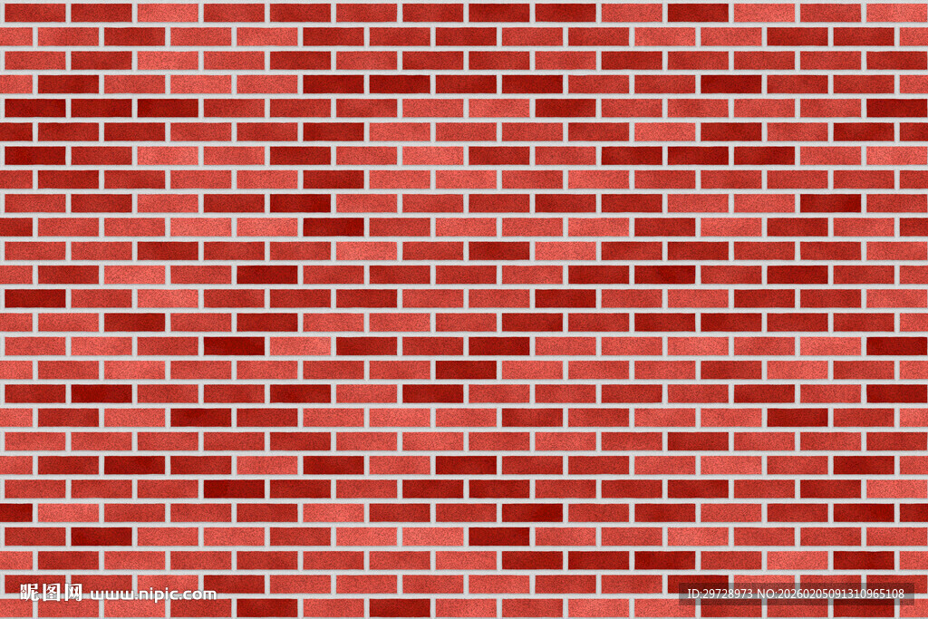 红色砖墙纹理图案