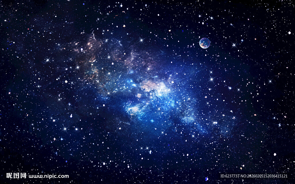 黑色星空天花软膜背景