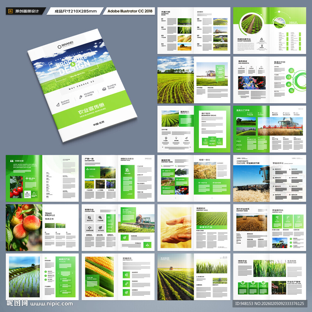 农业合作社画册