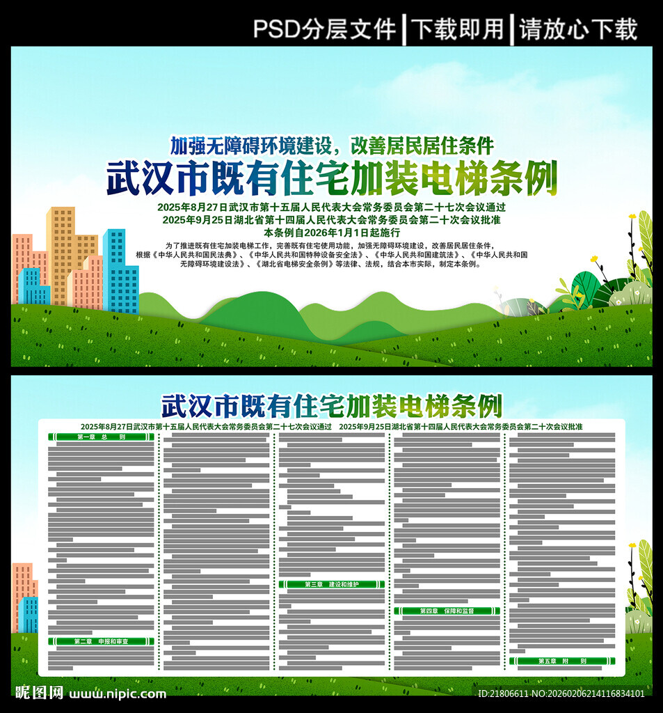 武汉市既有住宅加装电梯条例