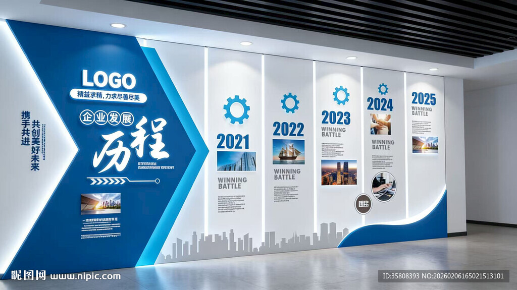 科技企业文化墙