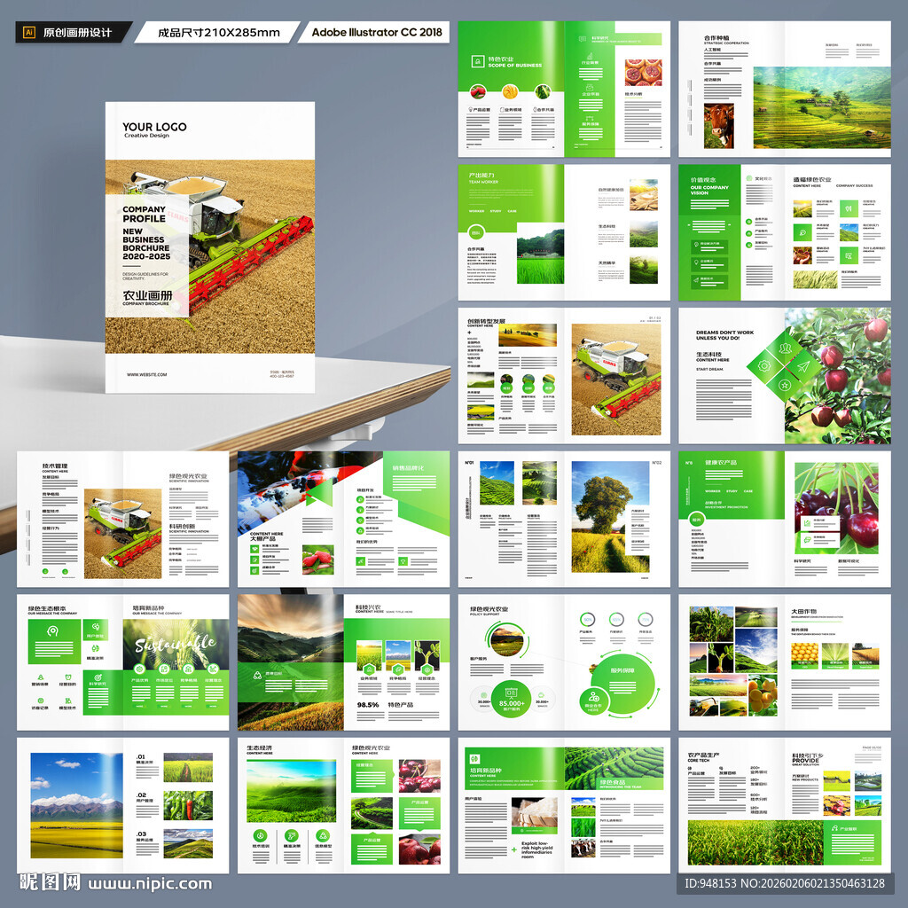 农产品宣传册