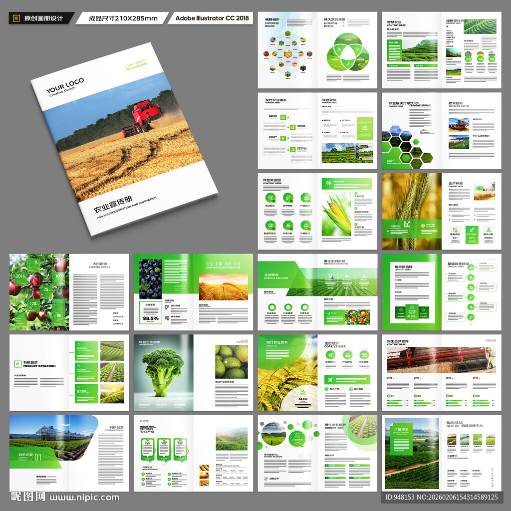 农业合作社画册