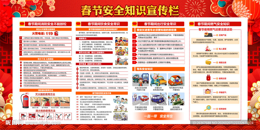 2026年马年春节安全知识